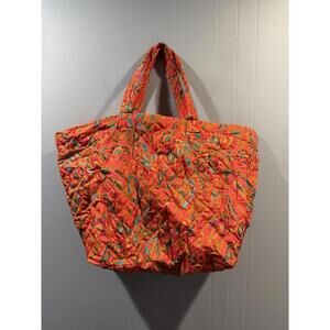 Womens Unbranded Tote Bag Ina Colorful Paisley Pattern Orange